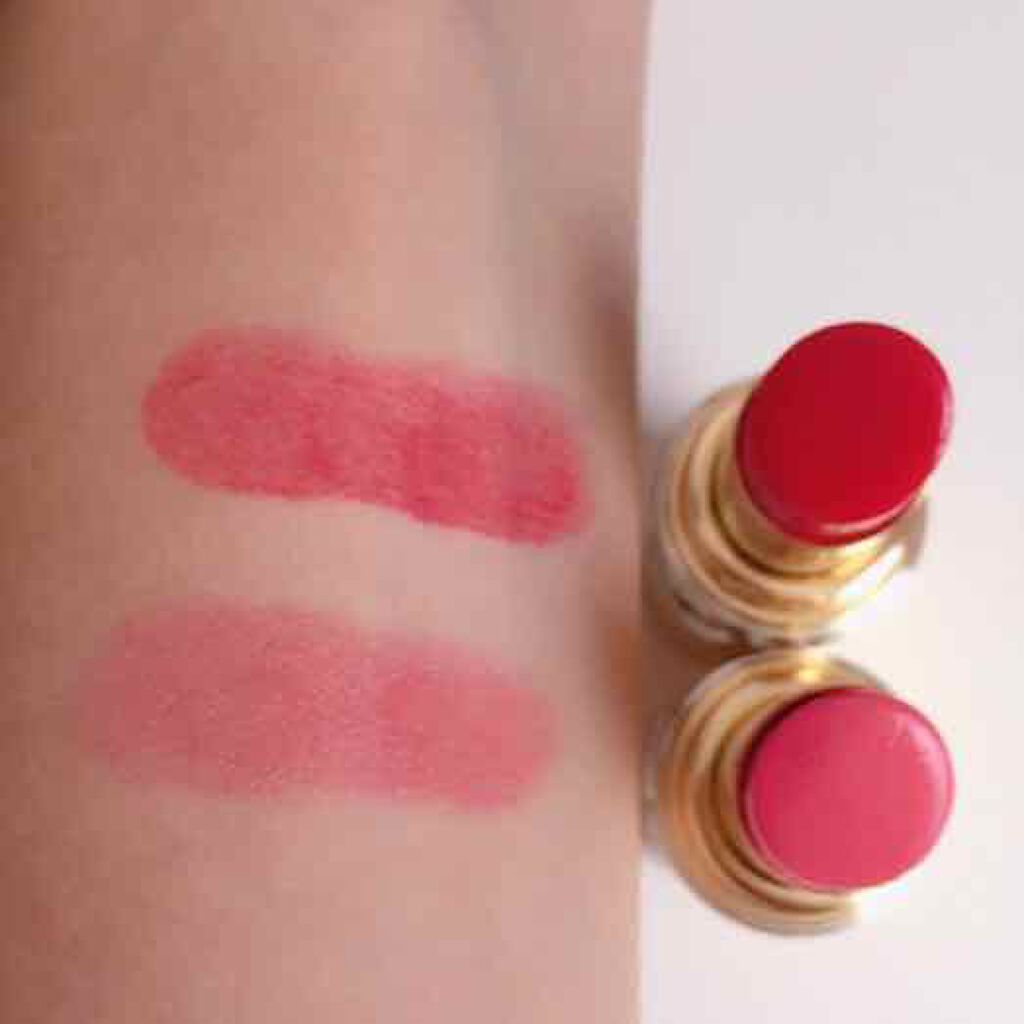 ルージュ ヴォリュプテ シャイン/YVES SAINT LAURENT BEAUTE/口紅を使ったクチコミ(2枚目)