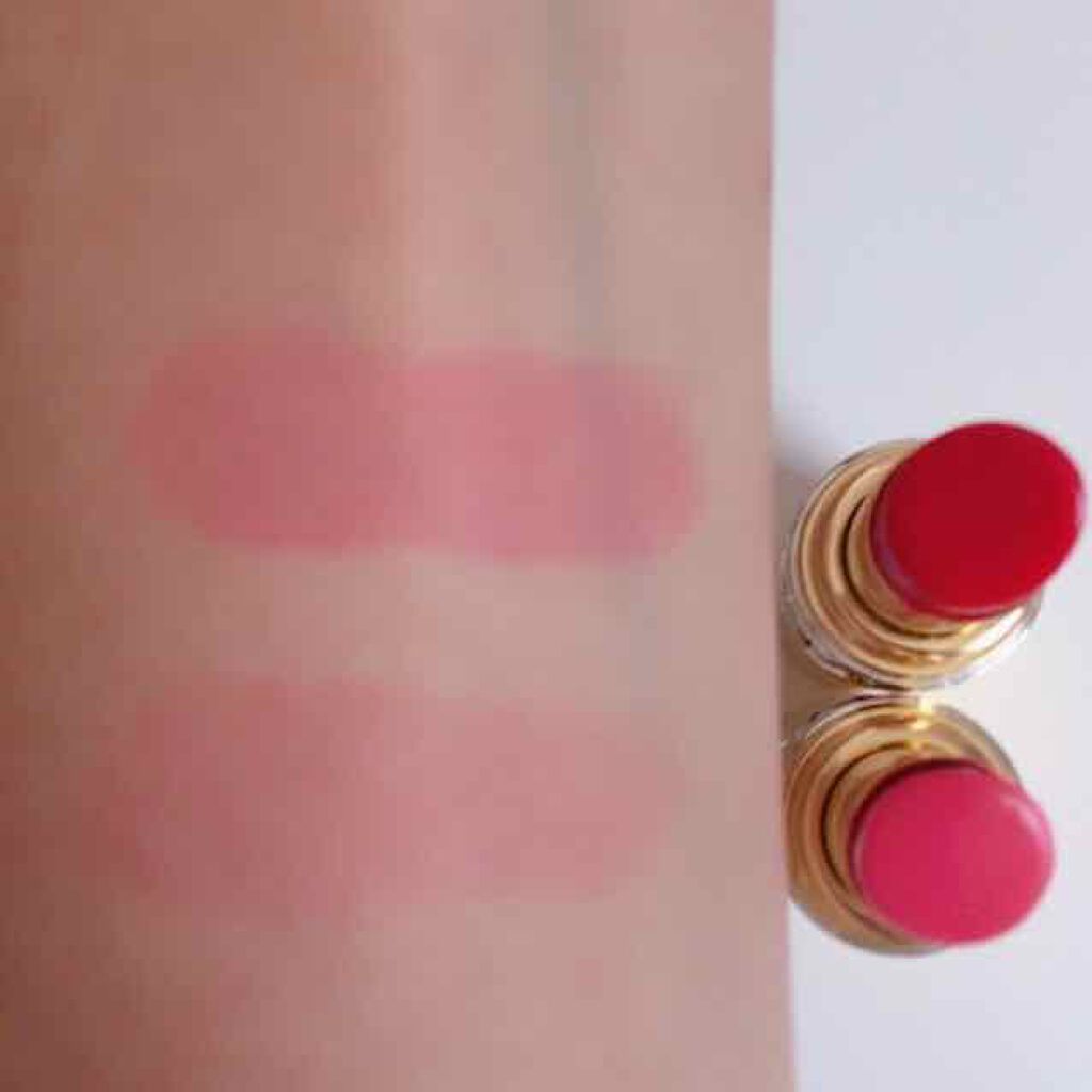 ルージュ ヴォリュプテ シャイン/YVES SAINT LAURENT BEAUTE/口紅を使ったクチコミ(3枚目)