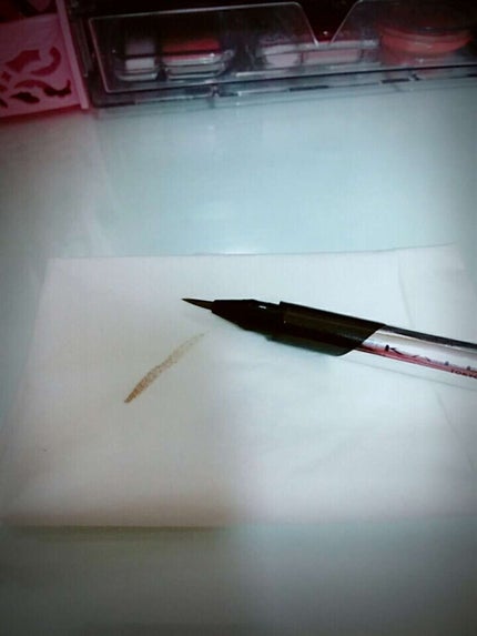 ダブルラインフェイカー/KATE/リキッドアイライナーを使ったクチコミ(2枚目)