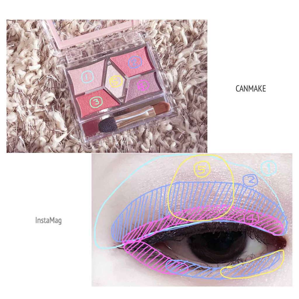 【旧品】パーフェクトスタイリストアイズ/キャンメイク/アイシャドウパレットを使ったクチコミ(4枚目)