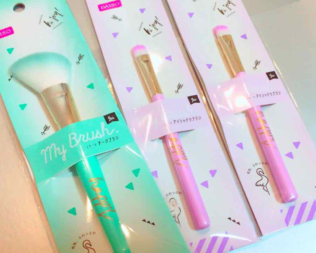 春姫 チークブラシ/DAISO/メイクブラシを使ったクチコミ(1枚目)