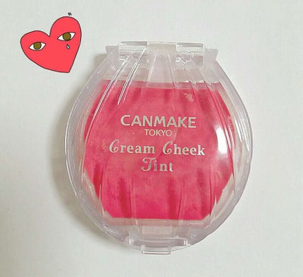クリームチーク ティント/キャンメイク/ジェル・クリームチークを使ったクチコミ(1枚目)