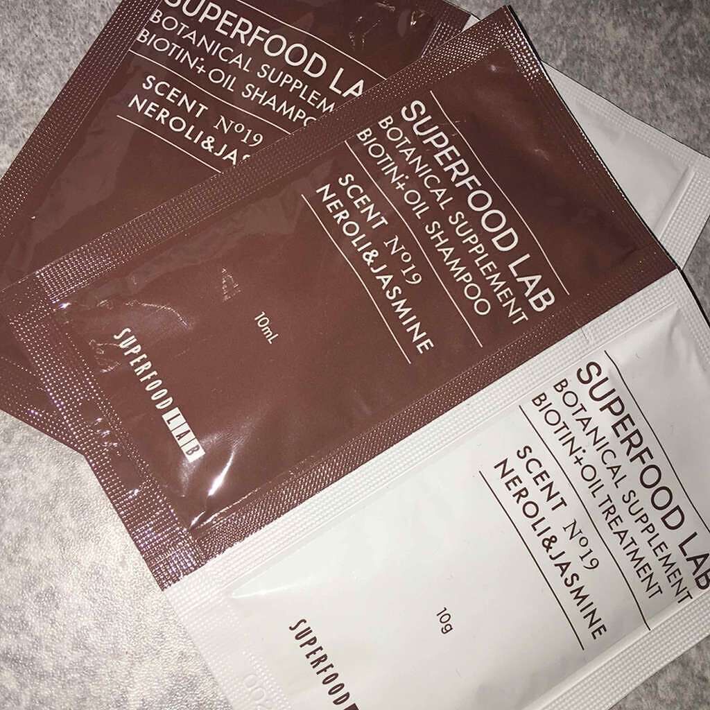 BT +オイル シャンプー／トリートメント シャンプー480mL/SUPERFOOD LAB/市販シャンプーを使ったクチコミ（1枚目）