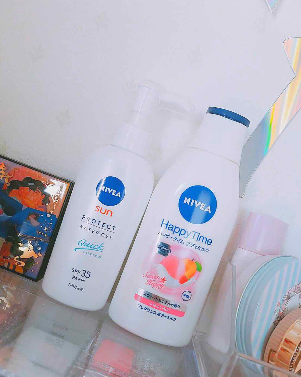 ハッピータイムボディミルク スウィートハッピー/ニベア/ボディミルクを使ったクチコミ（2枚目）
