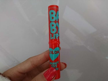 リップクリーム カラー BABY LIPS/MAYBELLINE NEW YORK/リップケア・リップクリームを使ったクチコミ（1枚目）