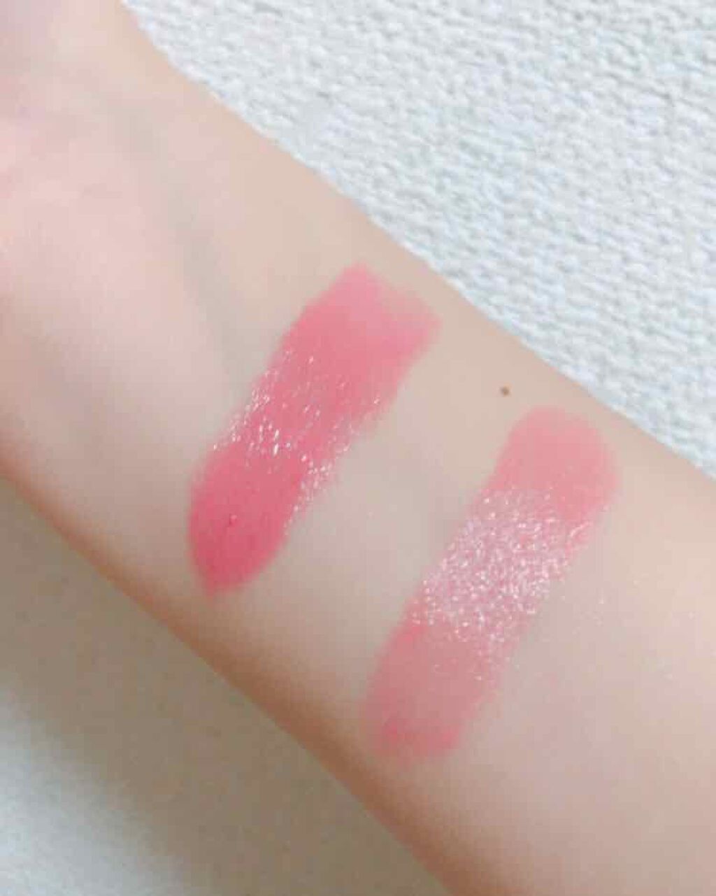 ラスティンググロスリップ/CEZANNE/口紅を使ったクチコミ(2枚目)