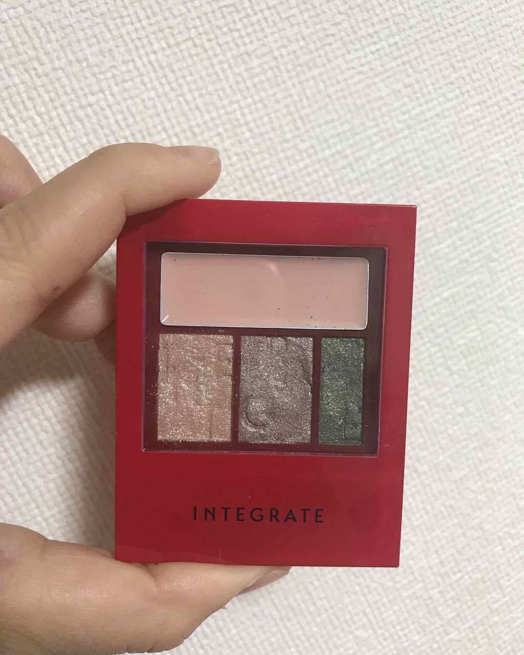 アクセントカラーアイズ CC/インテグレート/アイシャドウパレットを使ったクチコミ（1枚目）