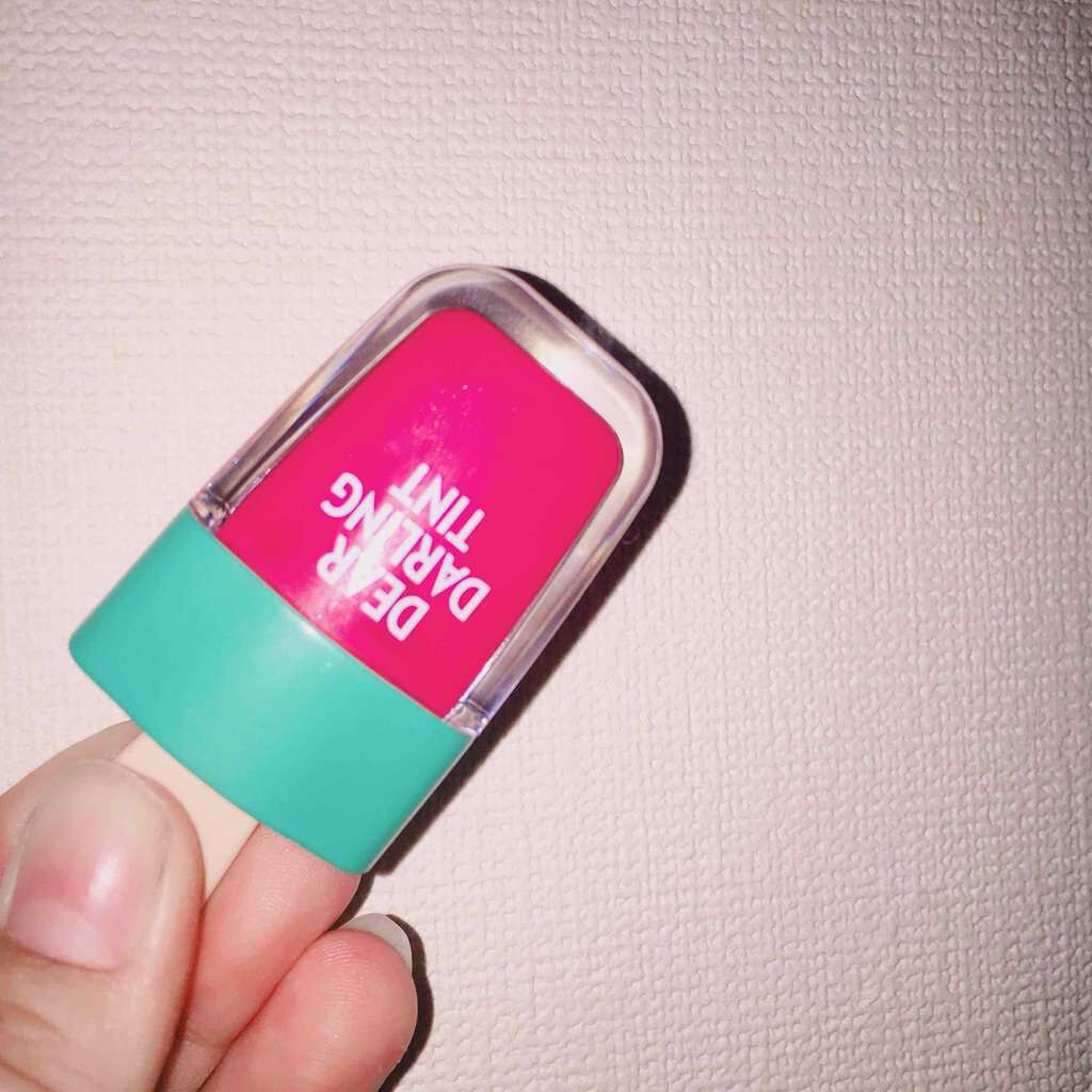 ディアダーリン ウォータージェルティント (アイスティント)/ETUDE/口紅を使ったクチコミ(1枚目)