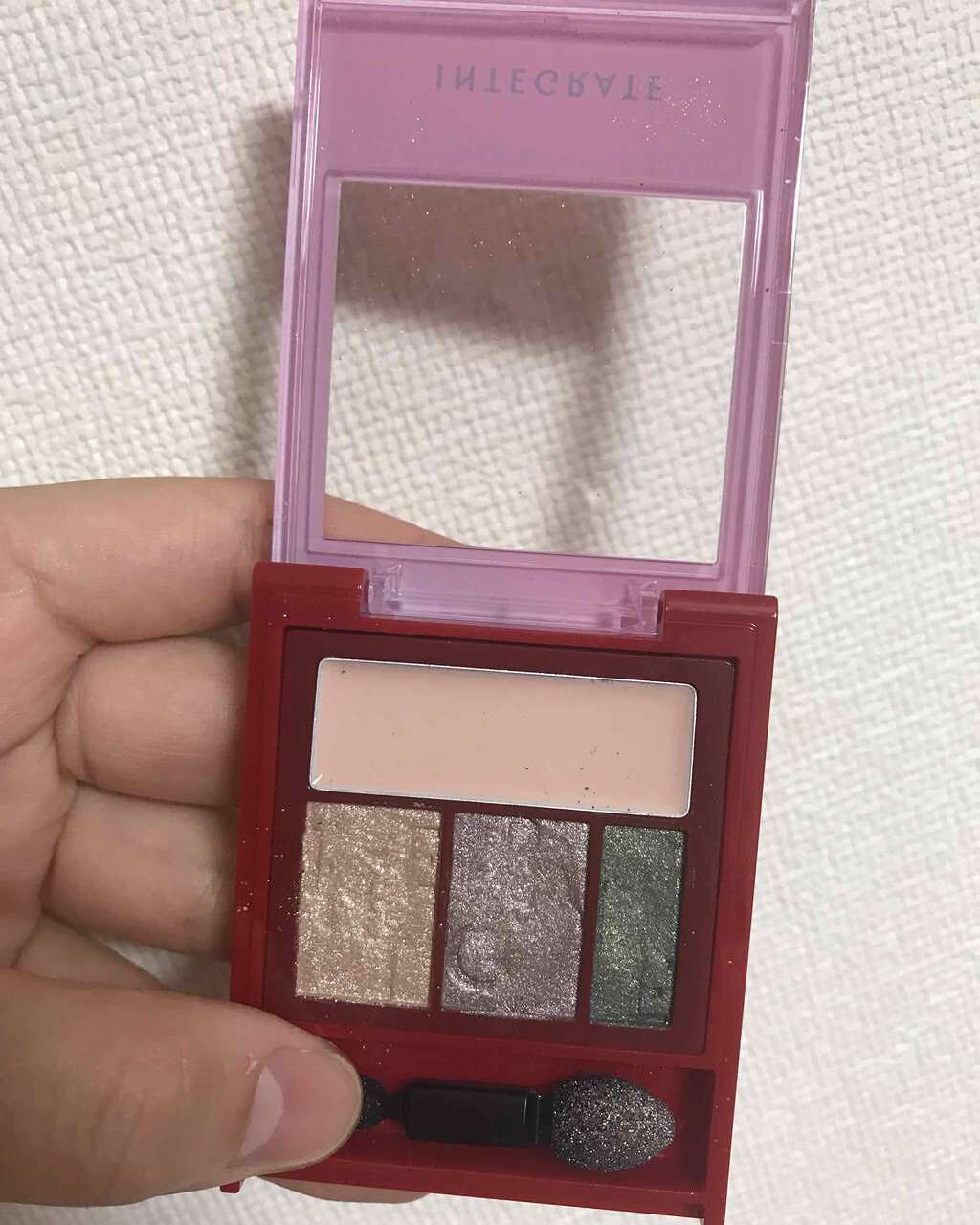 アクセントカラーアイズ CC/インテグレート/アイシャドウパレットを使ったクチコミ（2枚目）