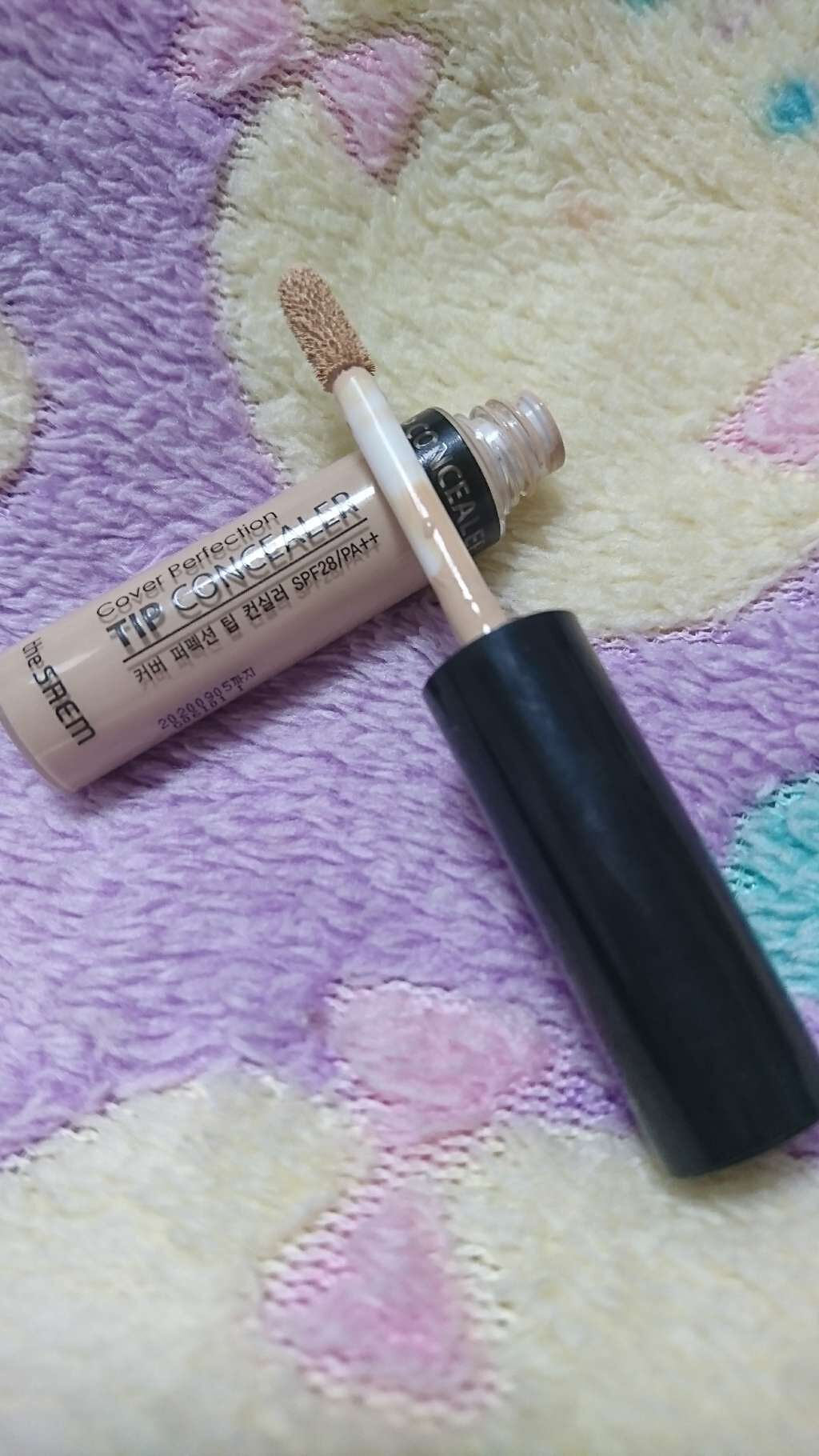 カバーパーフェクション チップコンシーラー/the SAEM/リキッドコンシーラーを使ったクチコミ(1枚目)