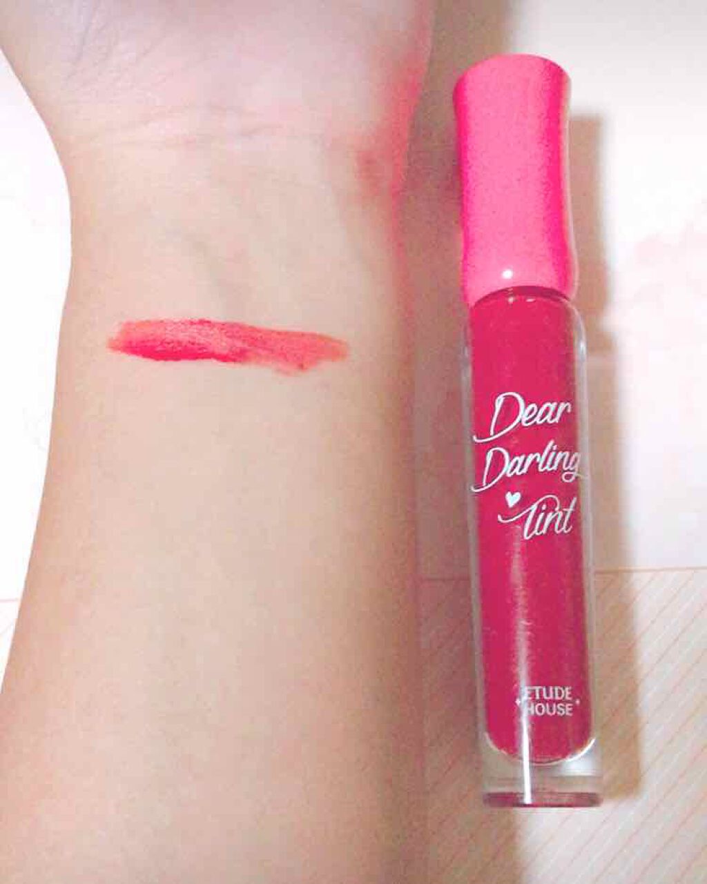 ディアダーリン ウォータージェルティント/ETUDE/リップティントを使ったクチコミ（1枚目）