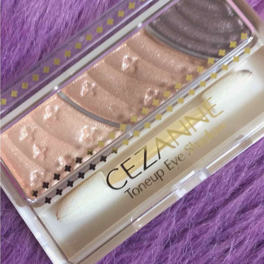 トーンアップアイシャドウ/CEZANNE/アイシャドウパレットを使ったクチコミ(1枚目)