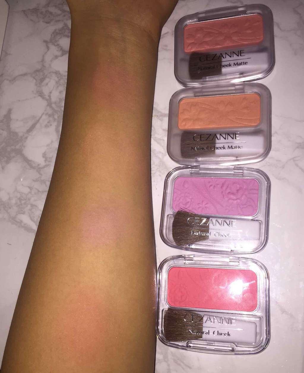 ナチュラル チークN/CEZANNE/パウダーチークを使ったクチコミ(1枚目)
