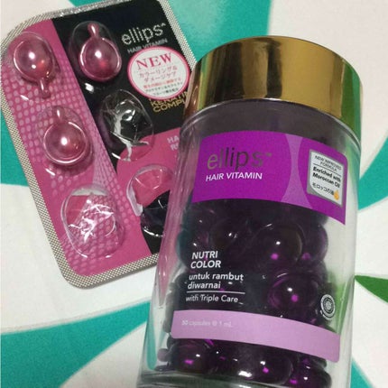 ヘアーオイル【ニュートリカラー】/ellips/ヘアオイルを使ったクチコミ(1枚目)