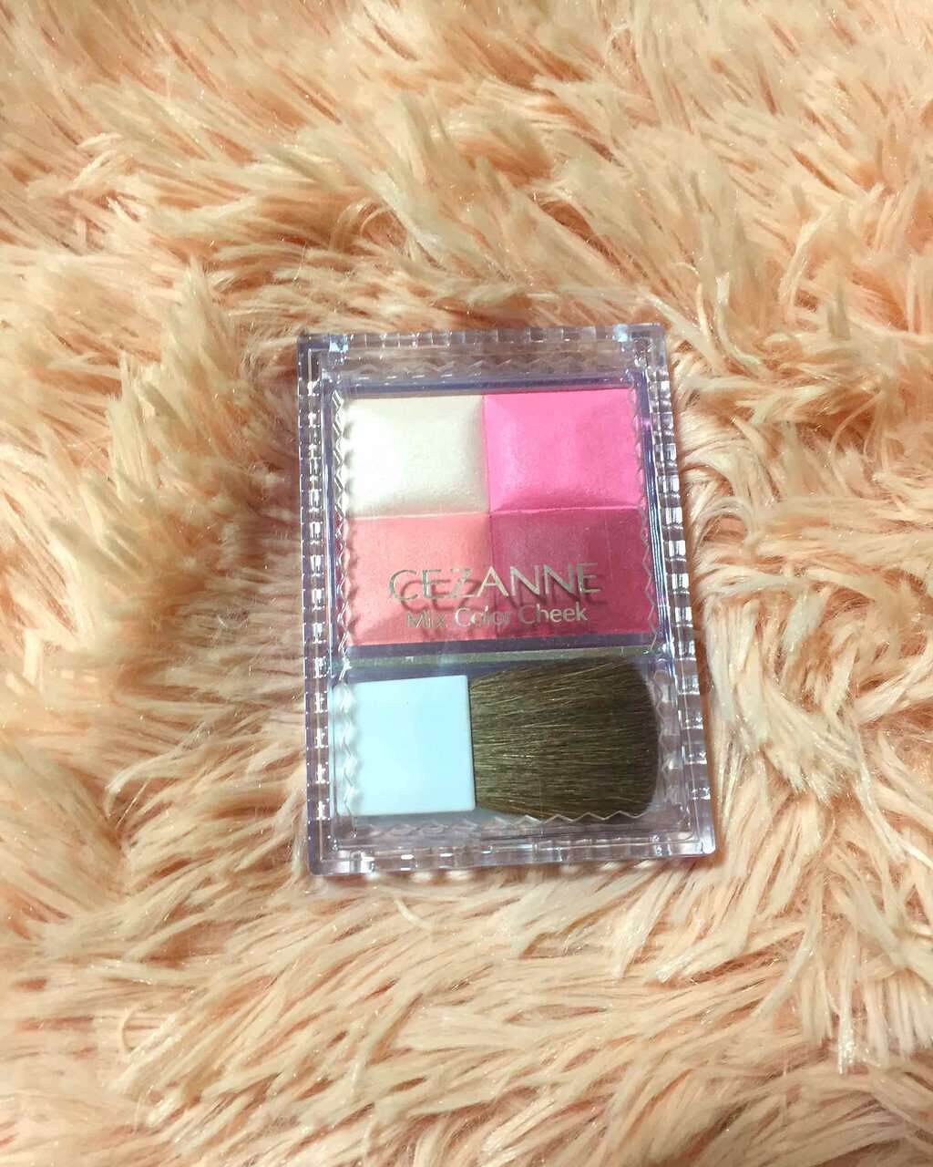 ミックスカラーチーク/CEZANNE/パウダーチークを使ったクチコミ(2枚目)