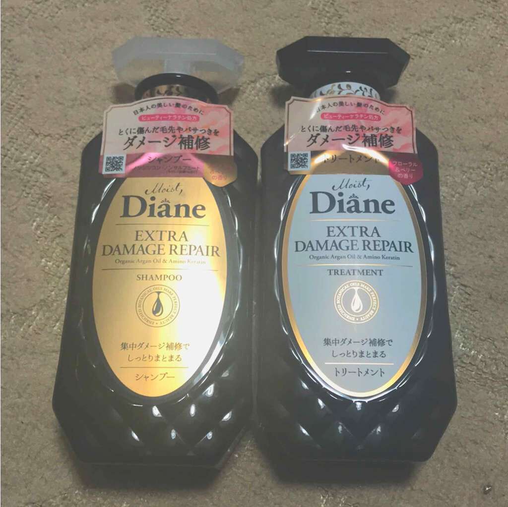 パーフェクトビューティ モイストダイアン エクストラダメージリペア シャンプー/トリートメント/ダイアン/市販シャンプーを使ったクチコミ(1枚目)