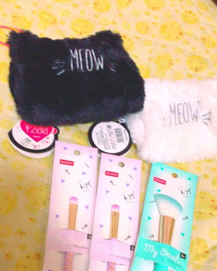 春姫 チークブラシ/DAISO/メイクブラシを使ったクチコミ(1枚目)