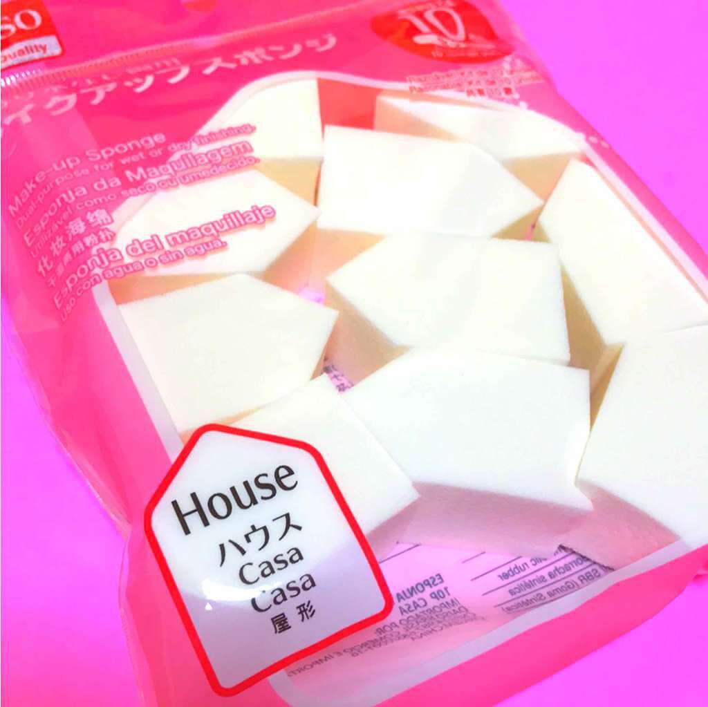 ハイソフト メイクアップスポンジ/DAISO/パフ・スポンジを使ったクチコミ(1枚目)