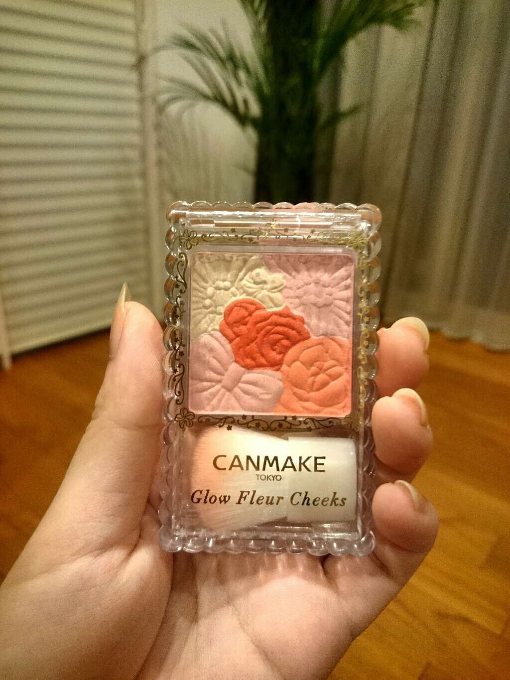 グロウフルールチークス/キャンメイク/パウダーチークを使ったクチコミ(1枚目)