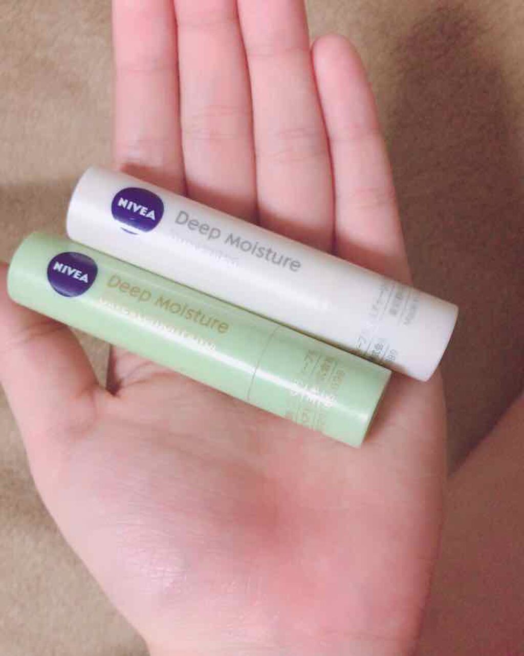 ニベア ディープモイスチャーリップ/ニベア/リップクリームを使ったクチコミ（1枚目）