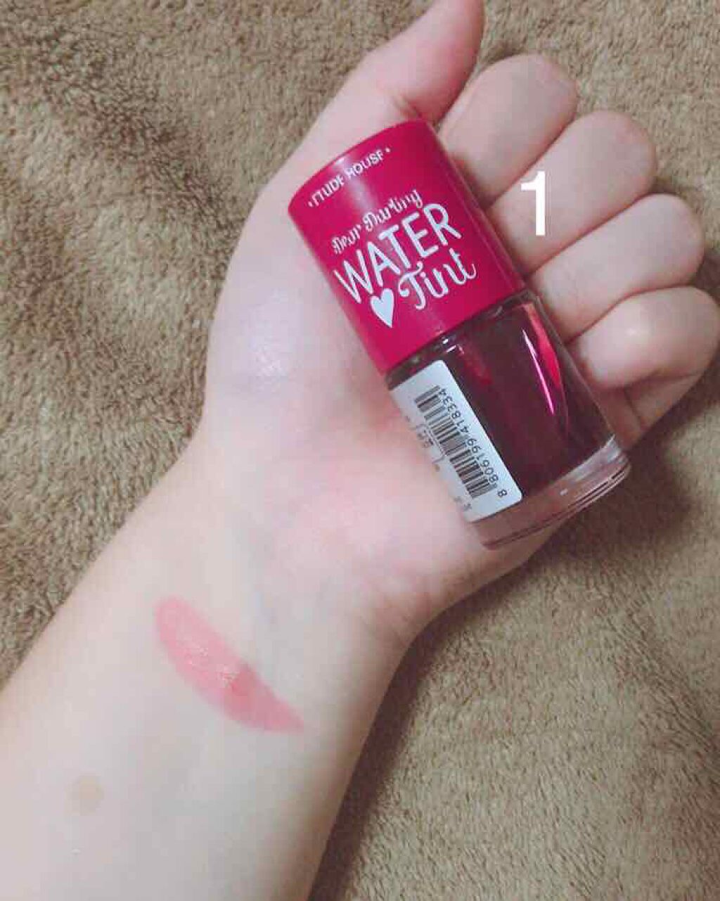 ウォーターティント/ETUDE/リップグロスを使ったクチコミ(1枚目)