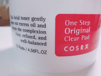 ワンステップオリジナルクリアパッド/COSRX/トナーパッドを使ったクチコミ(1枚目)