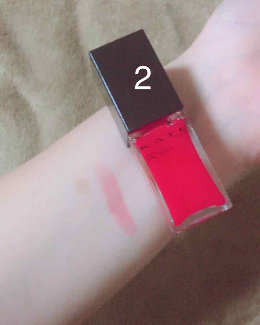 ウォーターティント/ETUDE/リップグロスを使ったクチコミ(2枚目)