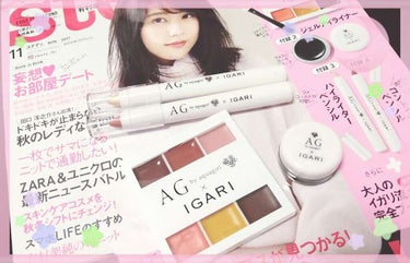 ステディの付録のイガリシノブさんコラボのコスメ💄💗💗お気に入りはペンシル型のハイライターです☺💕涙袋に入れるのにぴったりです！！！✨✨