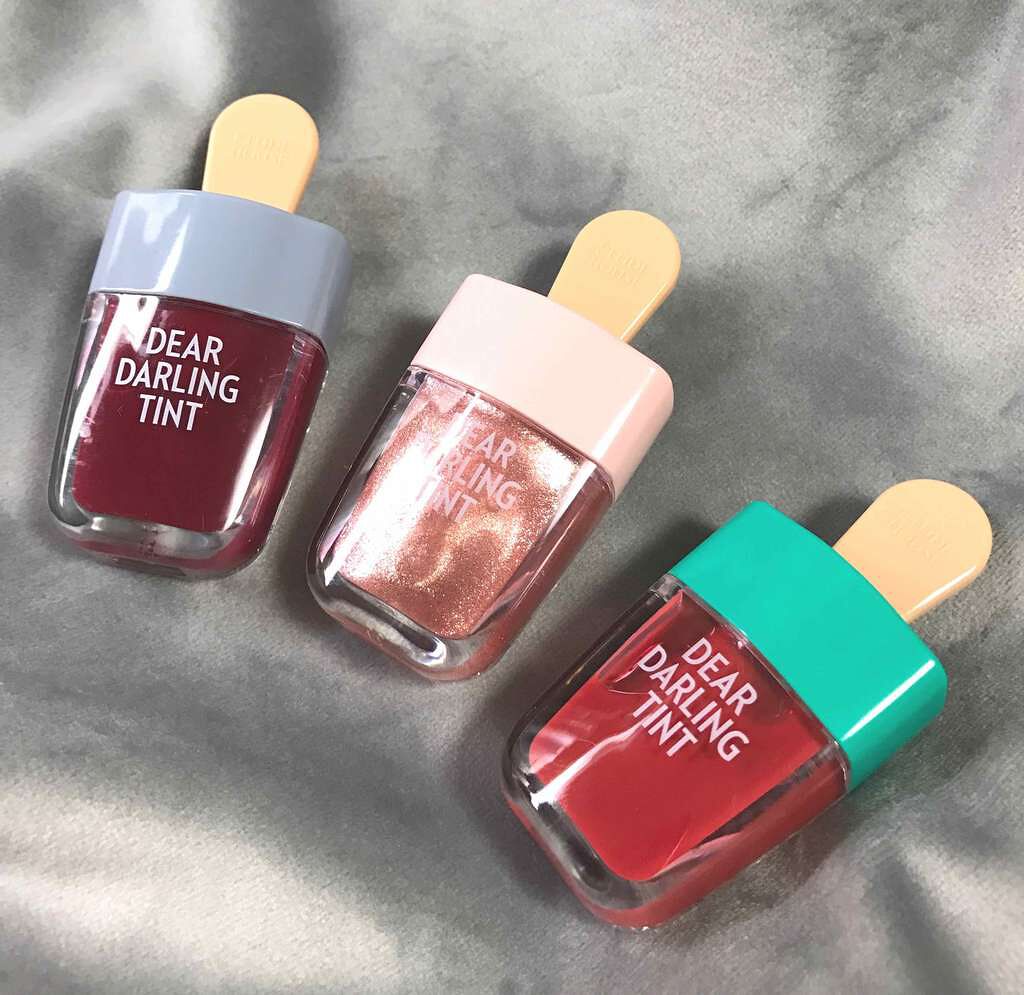 ディアダーリン ウォータージェルティント (アイスティント)/ETUDE/口紅を使ったクチコミ(1枚目)