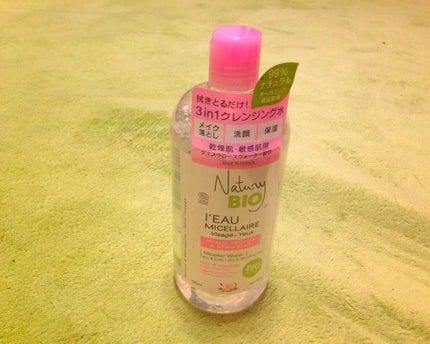 ナチュリービオ ミセラウォーター/ナチュリービオ/クレンジングウォーターを使ったクチコミ(1枚目)