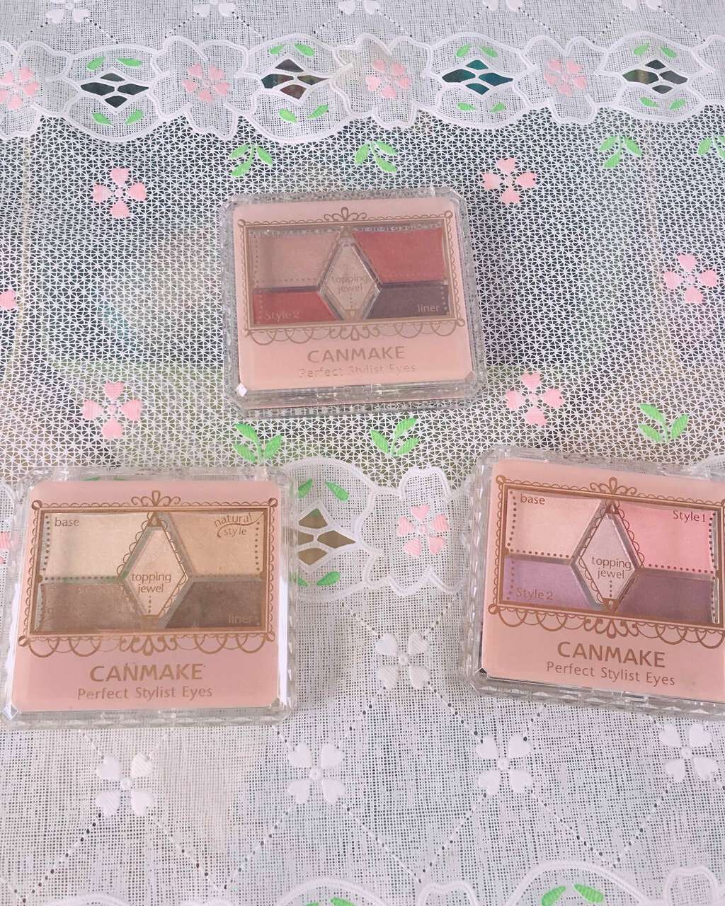 【旧品】パーフェクトスタイリストアイズ/キャンメイク/アイシャドウパレットを使ったクチコミ(1枚目)