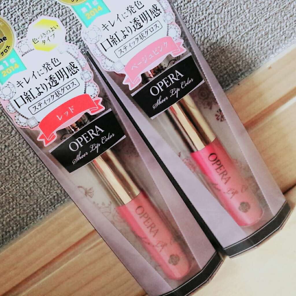 シアーリップカラー(旧)/OPERA/リップグロスを使ったクチコミ(1枚目)