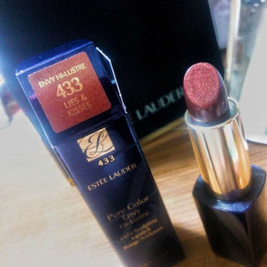 ピュア カラー エンヴィ ハイラスター リップスティック 41 ライズ アンド キッシズ/ESTEE LAUDER/口紅を使ったクチコミ（1枚目）