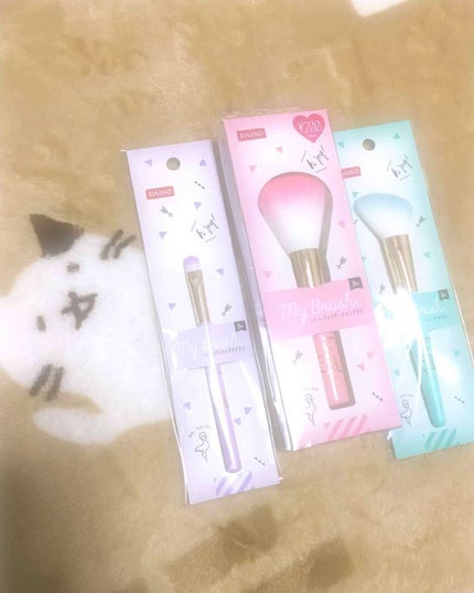 春姫 ファンデーションブラシ/DAISO/メイクブラシを使ったクチコミ(1枚目)
