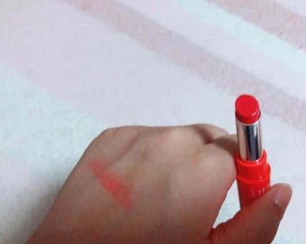 濃密うるみカラーリップクリーム/DHC/リップクリームを使ったクチコミ(2枚目)