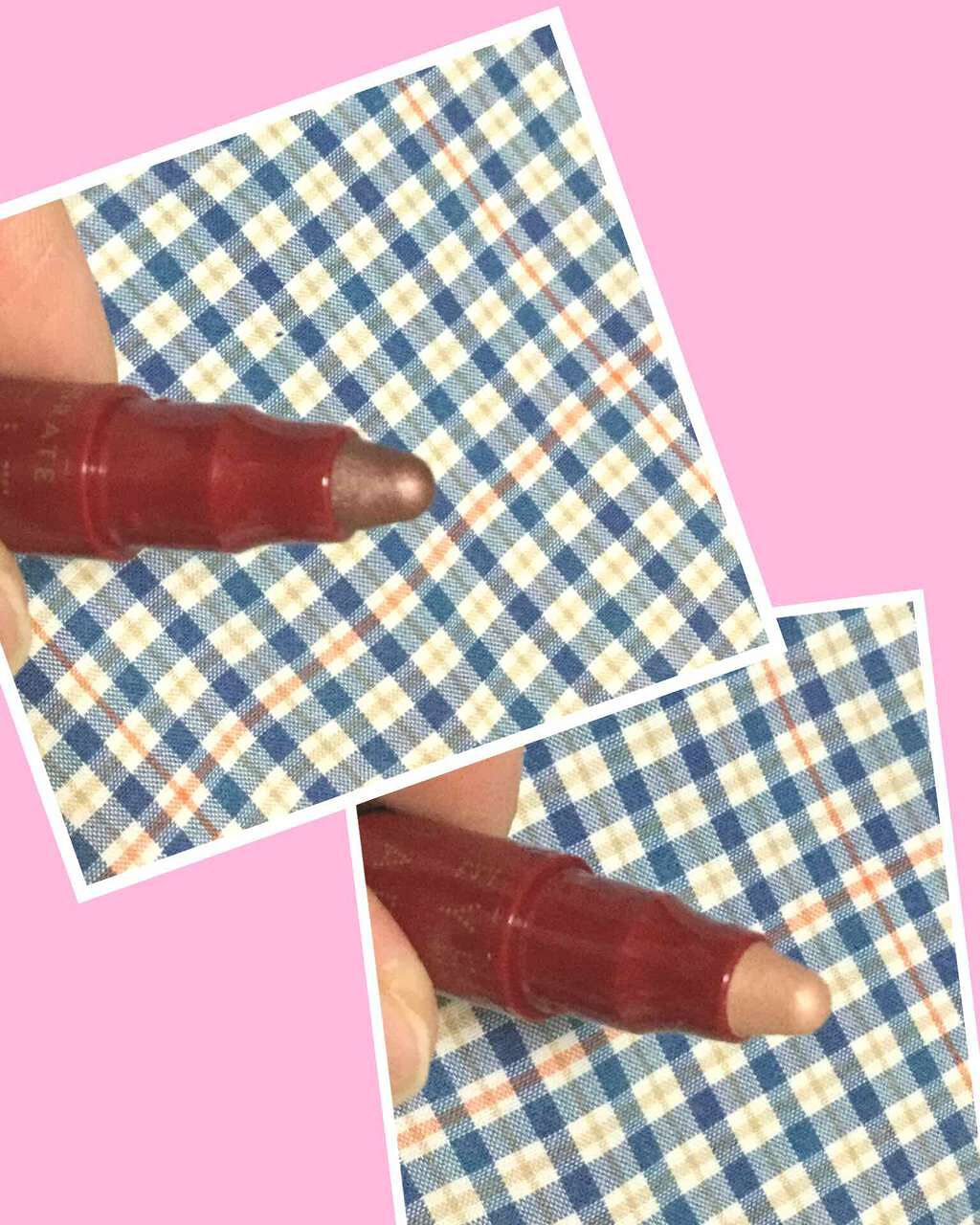 プチクレヨンアイシャドー ミニセット/インテグレート/スティックアイシャドウを使ったクチコミ(4枚目)