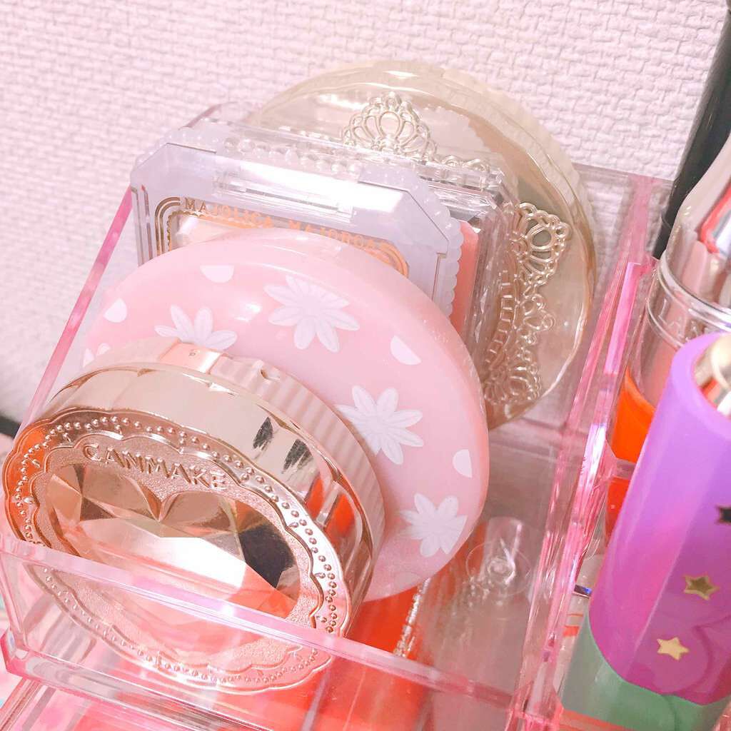 優梨 on LIPS 「✔コスメ収納|ダイソーLIPSで見かけたダイソーのコスメ収納の..」(2枚目)