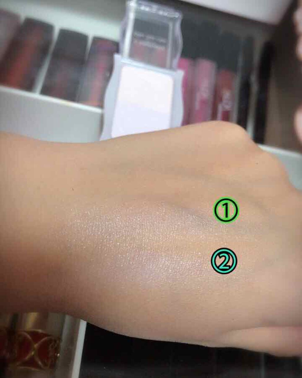 プレミアムショコラハイライター/スウィーツ スウィーツ/パウダーハイライトを使ったクチコミ(4枚目)