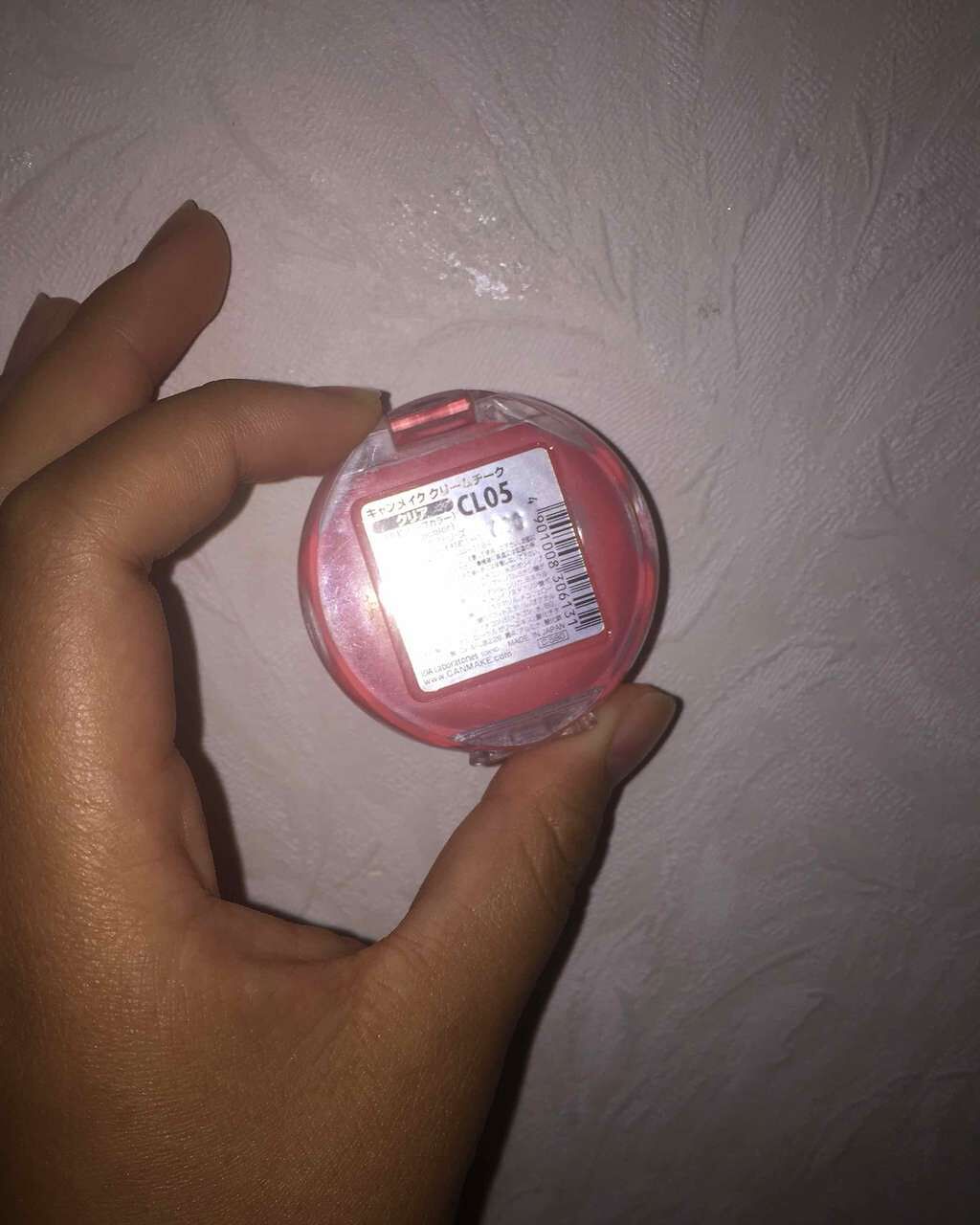 キャンメイク クリームチーク（クリアタイプ）のクチコミ「CANMAKEの底見えコスメ紹介🙆🏽
クリームチーク  CL05 クリアハピネス



指にの.....」（2枚目）