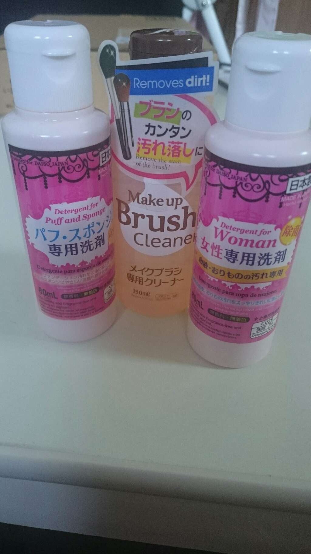 パフ・スポンジ専用洗剤/DAISO/その他化粧小物を使ったクチコミ(1枚目)