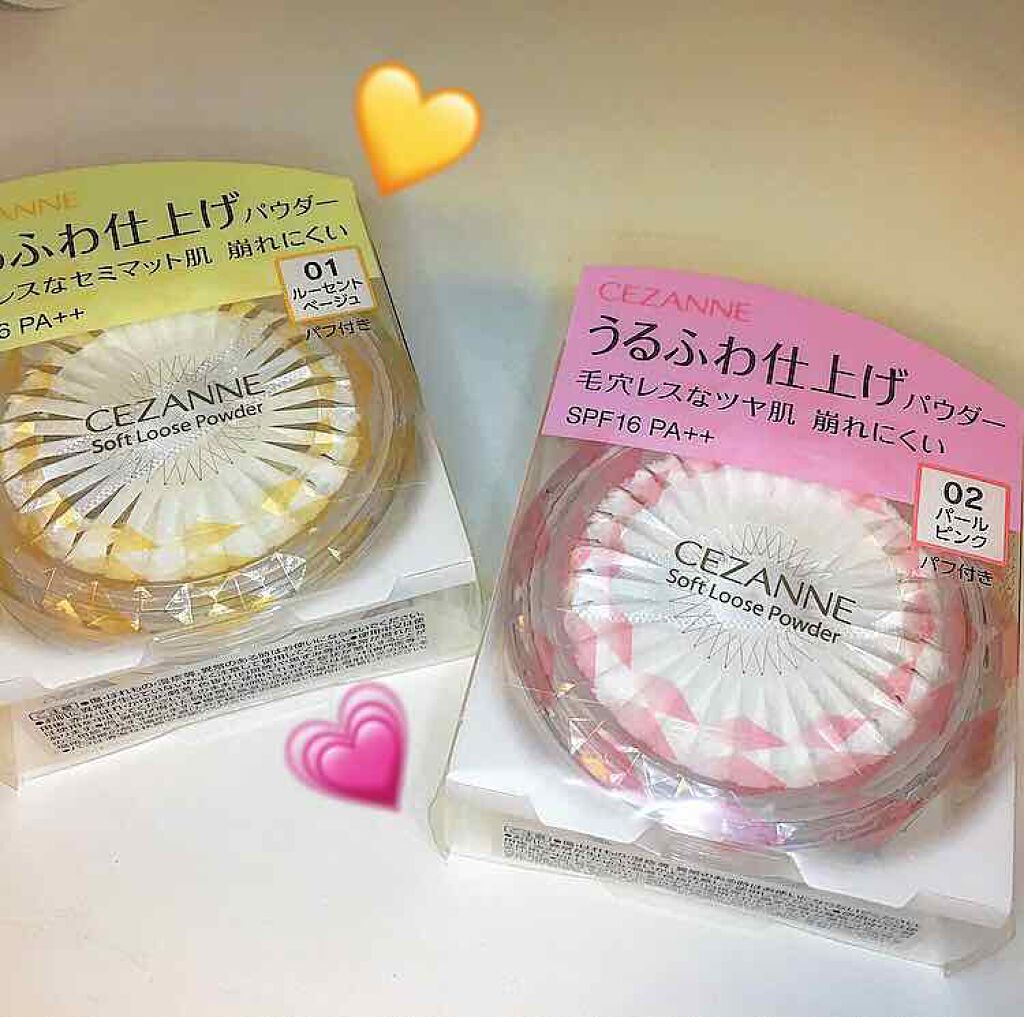 うるふわ仕上げパウダー/CEZANNE/ルースパウダーを使ったクチコミ(1枚目)