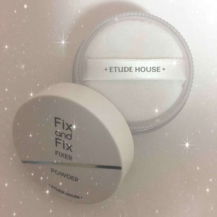 フィックス&フィックス パウダーフィクサー/ETUDE/ルースパウダーを使ったクチコミ(2枚目)