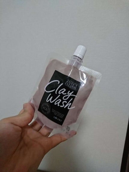 クレイウォッシュ アサイー/ジューシィクレンズ/洗顔フォームを使ったクチコミ(1枚目)