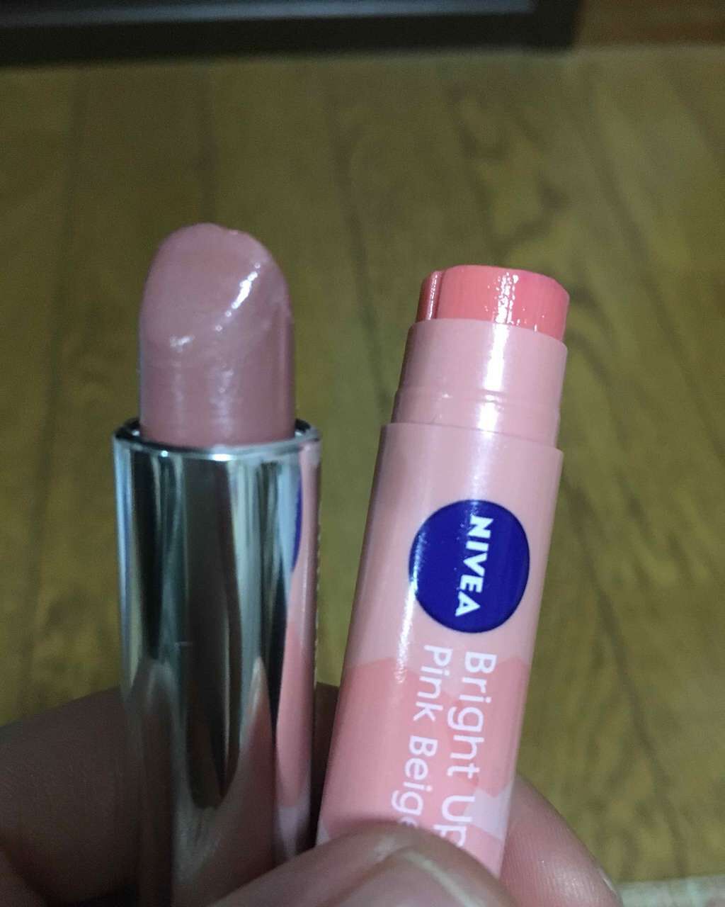 モイストピュアカラーリップ/ニベア/リップクリームを使ったクチコミ（1枚目）