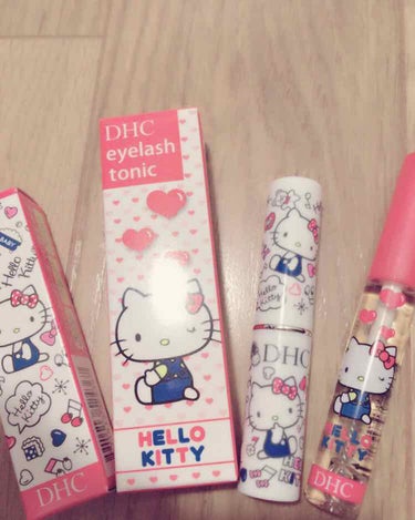 キティちゃん♡♡

DHCの薬用リップクリームとアイラッシュトニックです♡
限定のキティちゃんパッケージ！
キティちゃん大好きなので即購入しました♡

リップにはオリーブバージンオイル配合で唇の荒れなど