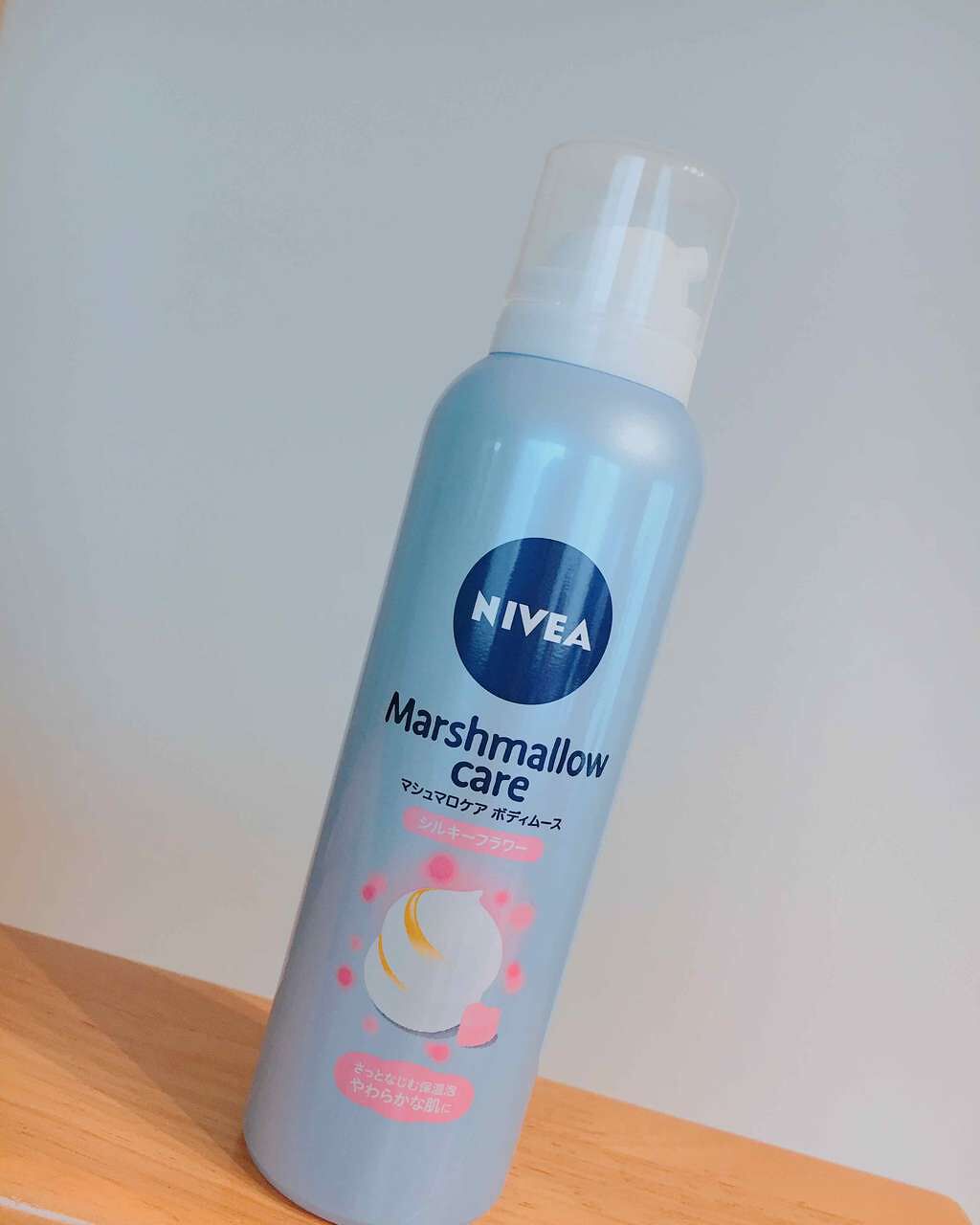マシュマロケア ボディムース シルキーフラワー/ニベア/ボディローションを使ったクチコミ(1枚目)
