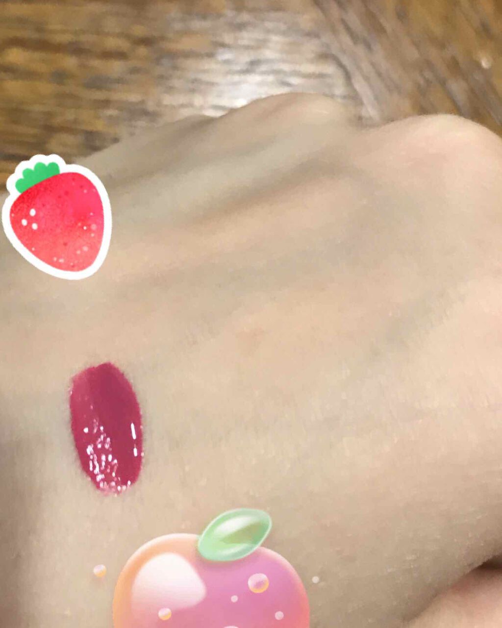 カラーティントリップ/CEZANNE/リップティントを使ったクチコミ（3枚目）