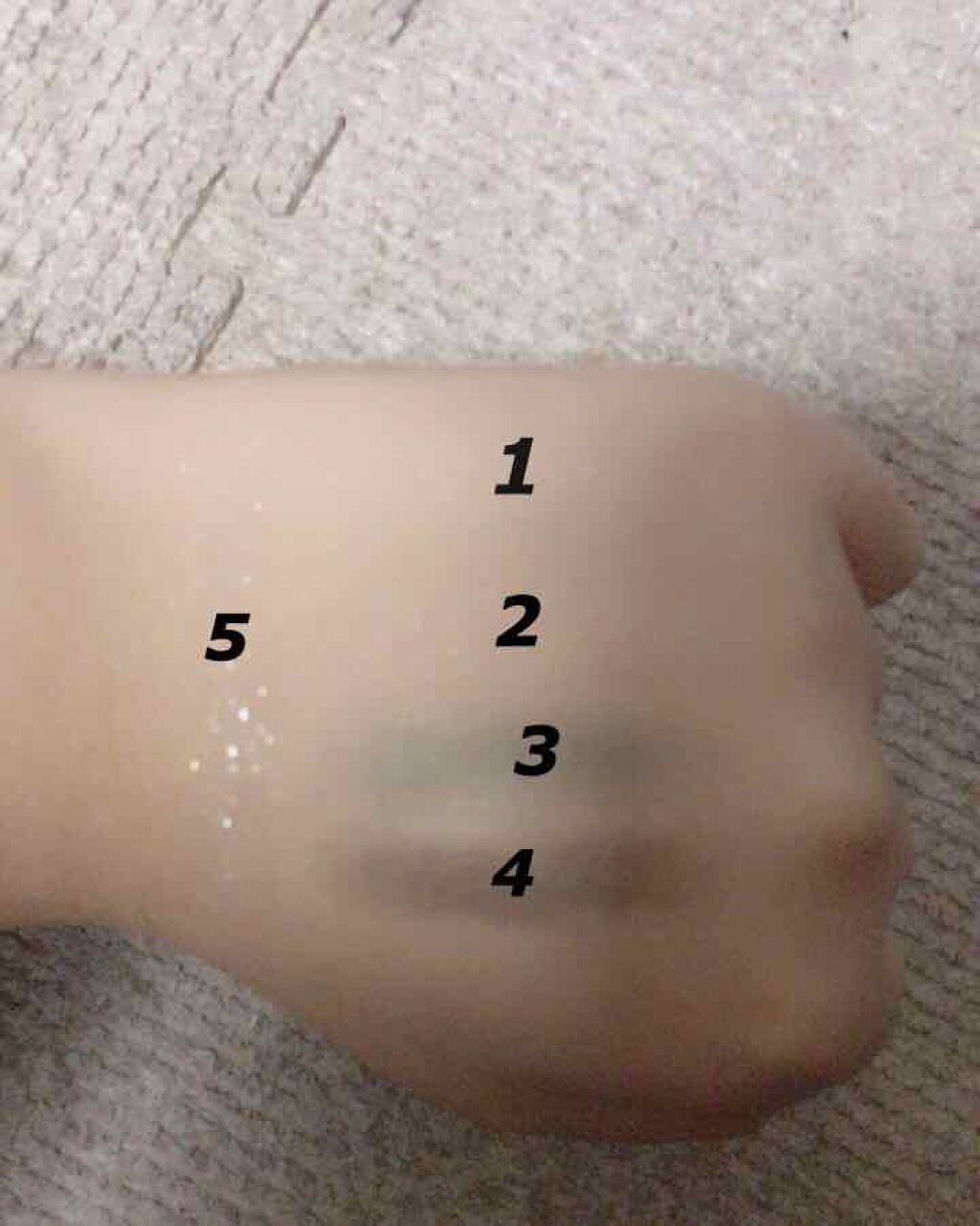 リシェ シマーリッチ アイズ GR-6 グリーン系/Visée/アイシャドウパレットを使ったクチコミ（3枚目）