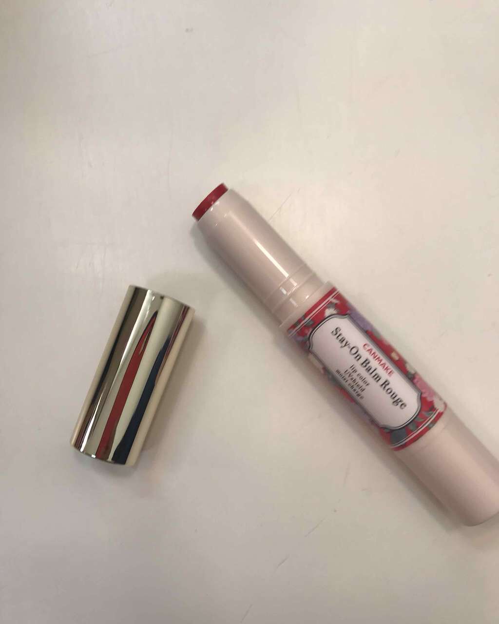 ステイオンバームルージュ/キャンメイク/口紅を使ったクチコミ(2枚目)