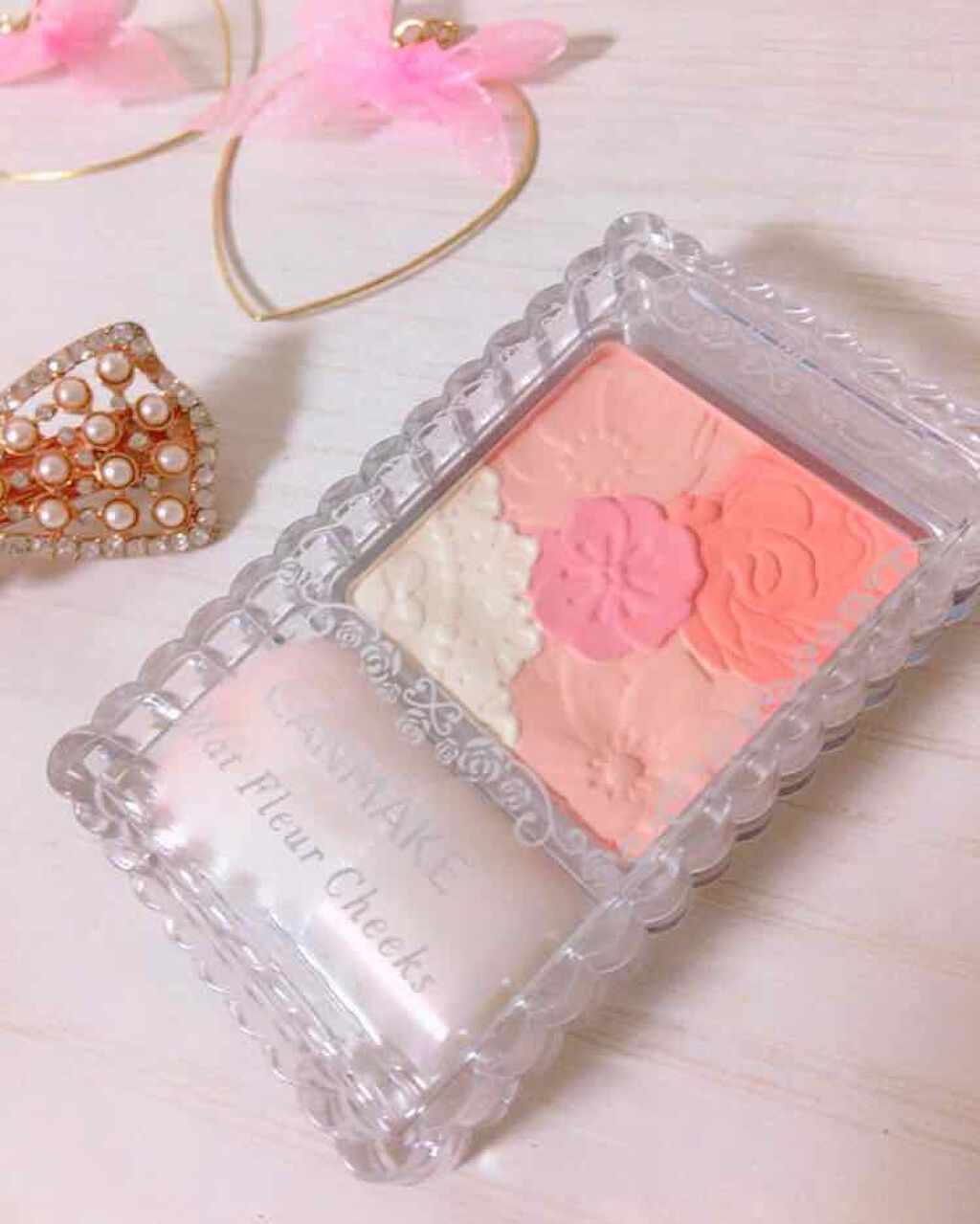 マットフルールチークス/キャンメイク/パウダーチークを使ったクチコミ（1枚目）